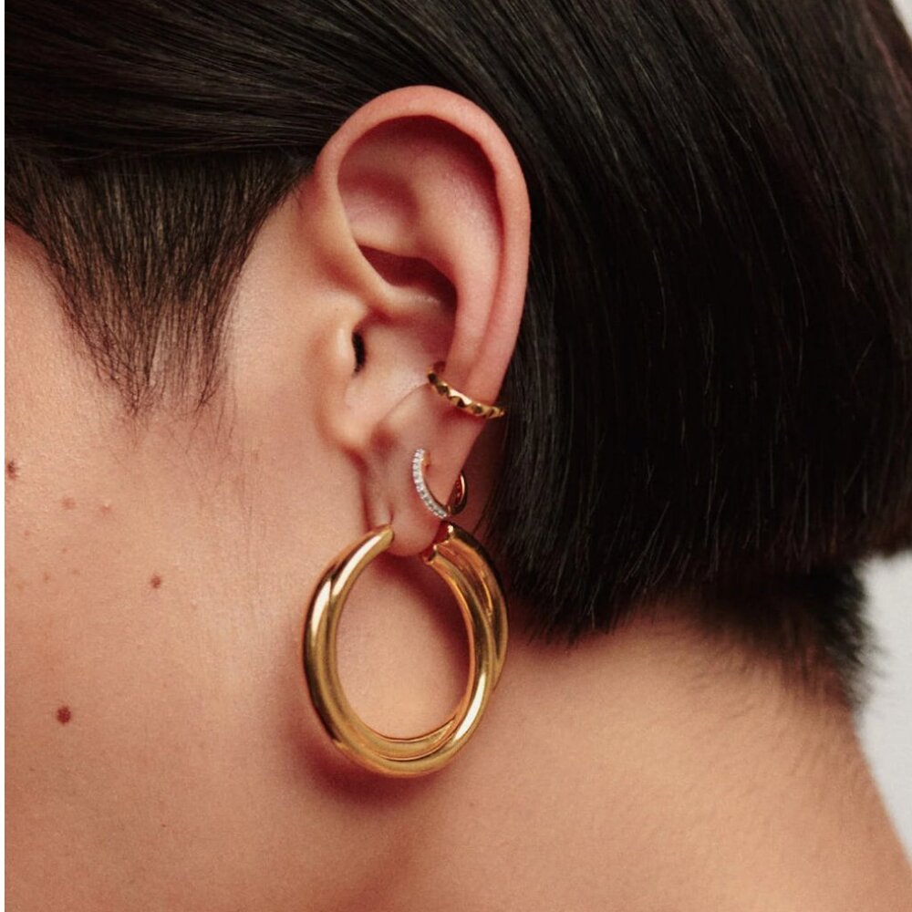 Missoma x Lucy Williams Entwine Hoop Earrings